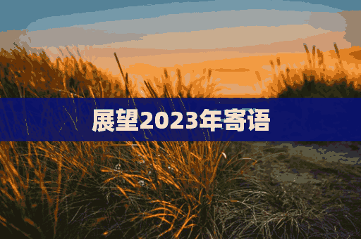 展望2023年寄语(回首2022年,展望2023年寄语)